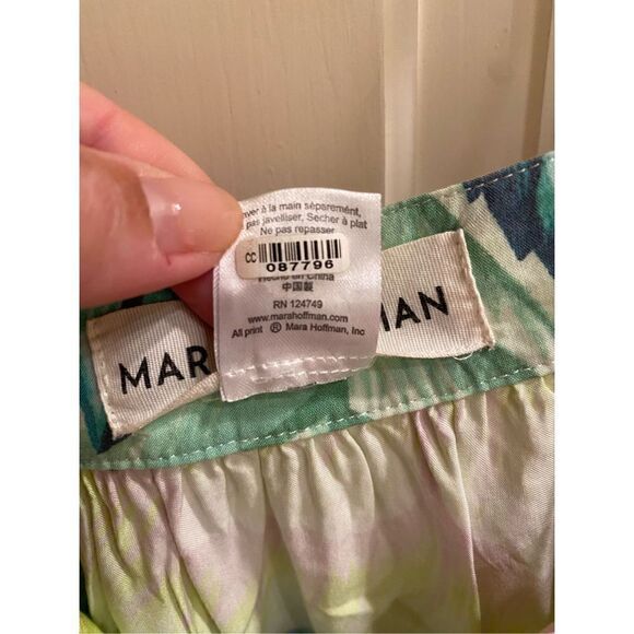 Mara Hoffman Button Front Tank in Flora Stone Small - Picture 7 of 7